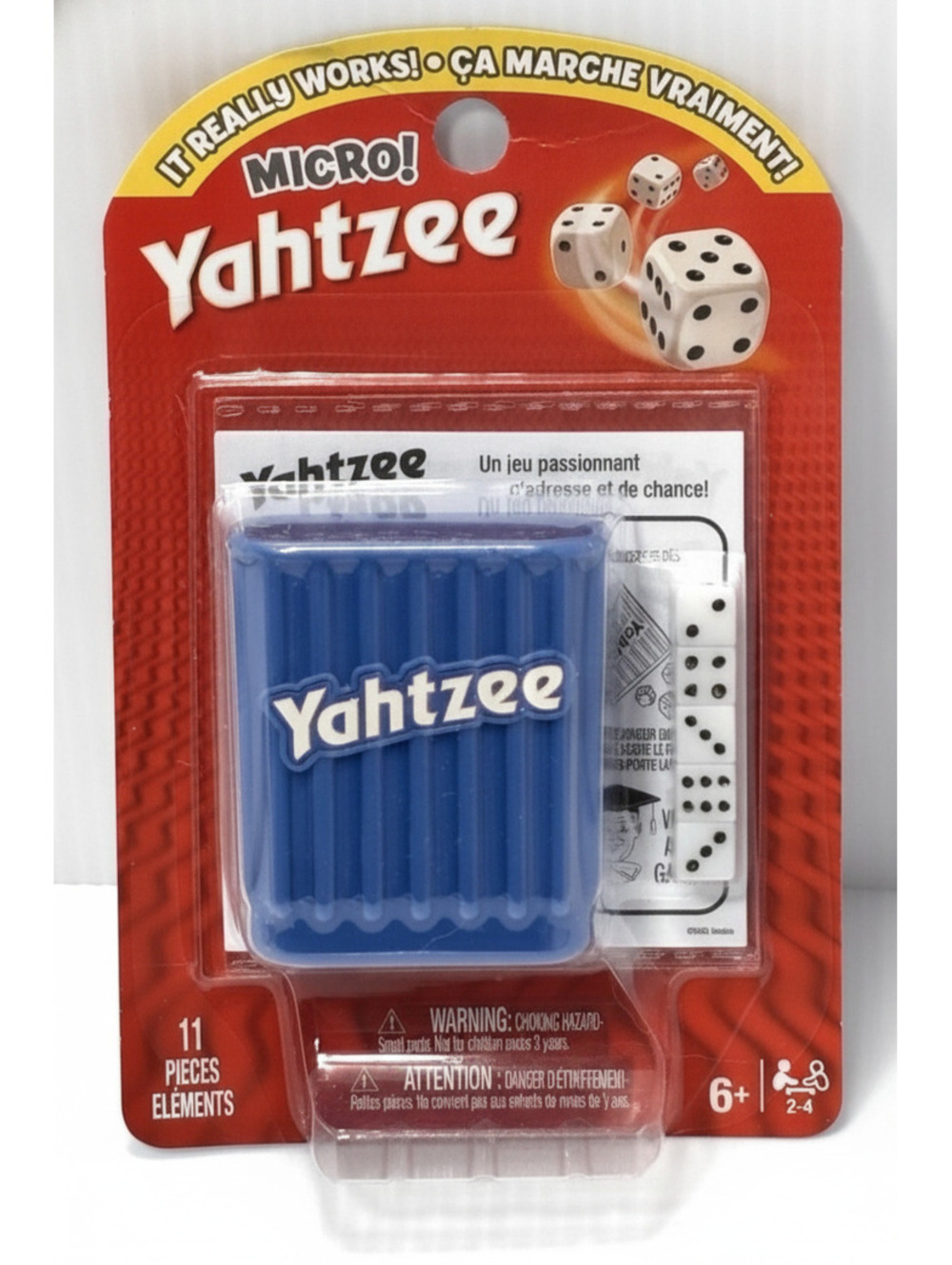 World's Smallest Micro Yahtzee Game - New In Package - Miniature Travel Toy